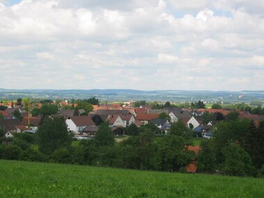 Blick auf Hüttisheim