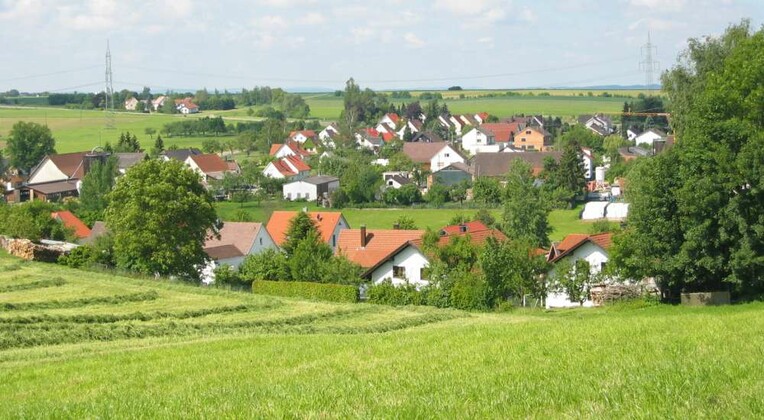 Blick auf Hüttisheim