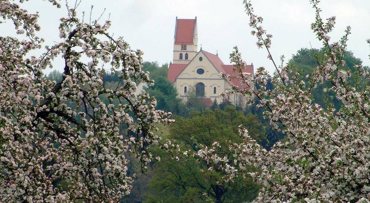 Blick auf die St. Michael Kirche